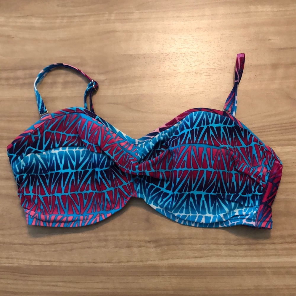 Pink and Blue Sunsets Separates Bikini Top